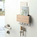 Wall-Hung Type Wooden Decorative Wall Shelf Hanger Organizer Key Rack
