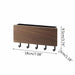 Wall-Hung Type Wooden Decorative Wall Shelf Hanger Organizer Key Rack