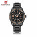 Men Sports Watch Gold Waterproof Military Wrist Watch