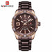 Men Sports Watch Gold Waterproof Military Wrist Watch