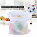 Reusable Fruit Vegetable Net Bags Washable Kitchen Storage Mesh Bags