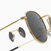 Fashion Retro Sunglasses Men Round Vintage Luxury Sunglasses