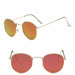Fashion Retro Sunglasses Men Round Vintage Luxury Sunglasses