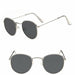 Fashion Retro Sunglasses Men Round Vintage Luxury Sunglasses