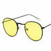 Fashion Retro Sunglasses Men Round Vintage Luxury Sunglasses