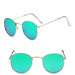 Fashion Retro Sunglasses Men Round Vintage Luxury Sunglasses