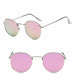 Fashion Retro Sunglasses Men Round Vintage Luxury Sunglasses