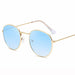 Fashion Retro Sunglasses Men Round Vintage Luxury Sunglasses