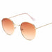 Fashion Retro Sunglasses Men Round Vintage Luxury Sunglasses