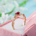 Simple Heart Ring Women Cute Romantic Finger Rings Zircon Stone Jewelry