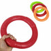 Pet Flying Discs Dog Training Ring Puller Resistant Bite Floating Toy
