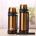 Travel Thermos Flask Water Coffee Bottle Stainless Steel Coffee Cup Mug