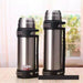 Travel Thermos Flask Water Coffee Bottle Stainless Steel Coffee Cup Mug