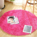 Fluffy Round Rug Carpets Faux Fur Floor Plush Rugs Shaggy Area Rug Modern Mats