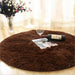 Fluffy Round Rug Carpets Faux Fur Floor Plush Rugs Shaggy Area Rug Modern Mats