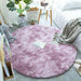 Round Fluffy Rug Carpets Faux Fur Floor Plush Rugs Shaggy Area Rug Modern Mats