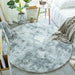 Round Fluffy Rug Carpets Faux Fur Floor Plush Rugs Shaggy Area Rug Modern Mats