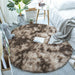 Round Fluffy Rug Carpets Faux Fur Floor Plush Rugs Shaggy Area Rug Modern Mats