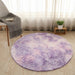 Round Fluffy Rug Carpets Faux Fur Floor Plush Rugs Shaggy Area Rug Modern Mats