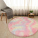 Round Fluffy Rug Carpets Faux Fur Floor Plush Rugs Shaggy Area Rug Modern Mats
