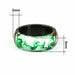 Clear Wood Resin Rings Handmade Colorful Abstract Wood Epoxy Rings  for Women