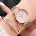 Women Luxury Bracelet Watch Magnetic Strap Ladies Fashionable Wristwatch