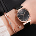 Women Luxury Bracelet Watch Magnetic Strap Ladies Fashionable Wristwatch