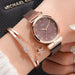 Women Luxury Bracelet Watch Magnetic Strap Ladies Fashionable Wristwatch