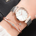 Women Luxury Bracelet Watch Magnetic Strap Ladies Fashionable Wristwatch