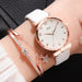 Women Luxury Bracelet Watch Magnetic Strap Ladies Fashionable Wristwatch