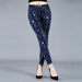 Graffiti Leggings Floral Patterned Print Leggings Women Elastic Legging Pants