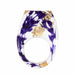 Transparent Dried Flower Handmade Resin Rings Colorful Ink Pattern Women Fashion Jewelry Rings