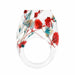 Transparent Dried Flower Handmade Resin Rings Colorful Ink Pattern Women Fashion Jewelry Rings