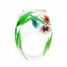 Transparent Dried Flower Handmade Resin Rings Colorful Ink Pattern Women Fashion Jewelry Rings