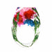 Transparent Dried Flower Handmade Resin Rings Colorful Ink Pattern Women Fashion Jewelry Rings