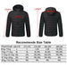 Men Winter Warm USB Heating Jackets Smart Thermostat Hooded Waterproof Jackets