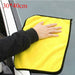Thickened Car Cleaning Towel Microfiber Coral Velvet Cloth Double Sided High Density Towel