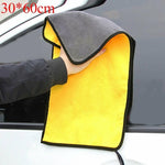 Thickened Car Cleaning Towel Microfiber Coral Velvet Cloth Double Sided High Density Towel