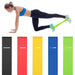 5PCS Yoga Resistance Bands Fitness Equipment Strength Training Bands