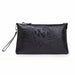 Women's Handbags Split Leather Fashion Alligator Pattern Clutch Bags