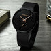 Fashion Men's Luxury Wristwatch Casual Slim Mesh Steel Waterproof Sports Watch