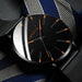 Minimalist Men Fashion Ultra Thin Watches Simple Men Stainless Steel Mesh Belt Watch