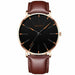 Minimalist Men Fashion Ultra Thin Watches Simple Men Stainless Steel Mesh Belt Watch