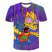 Men's T-shirt 3D Printed Simpson Casual Fashion Printed Men T-Shirts