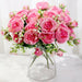Pink Silk Peony Artificial Rose Flowers Wedding Home DIY Decor