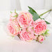 Pink Silk Peony Artificial Rose Flowers Wedding Home DIY Decor