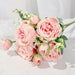 Pink Silk Peony Artificial Rose Flowers Wedding Home DIY Decor