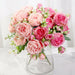 Pink Silk Peony Artificial Rose Flowers Wedding Home DIY Decor