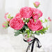 Pink Silk Peony Artificial Rose Flowers Wedding Home DIY Decor