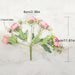 Pink Silk Peony Artificial Rose Flowers Wedding Home DIY Decor